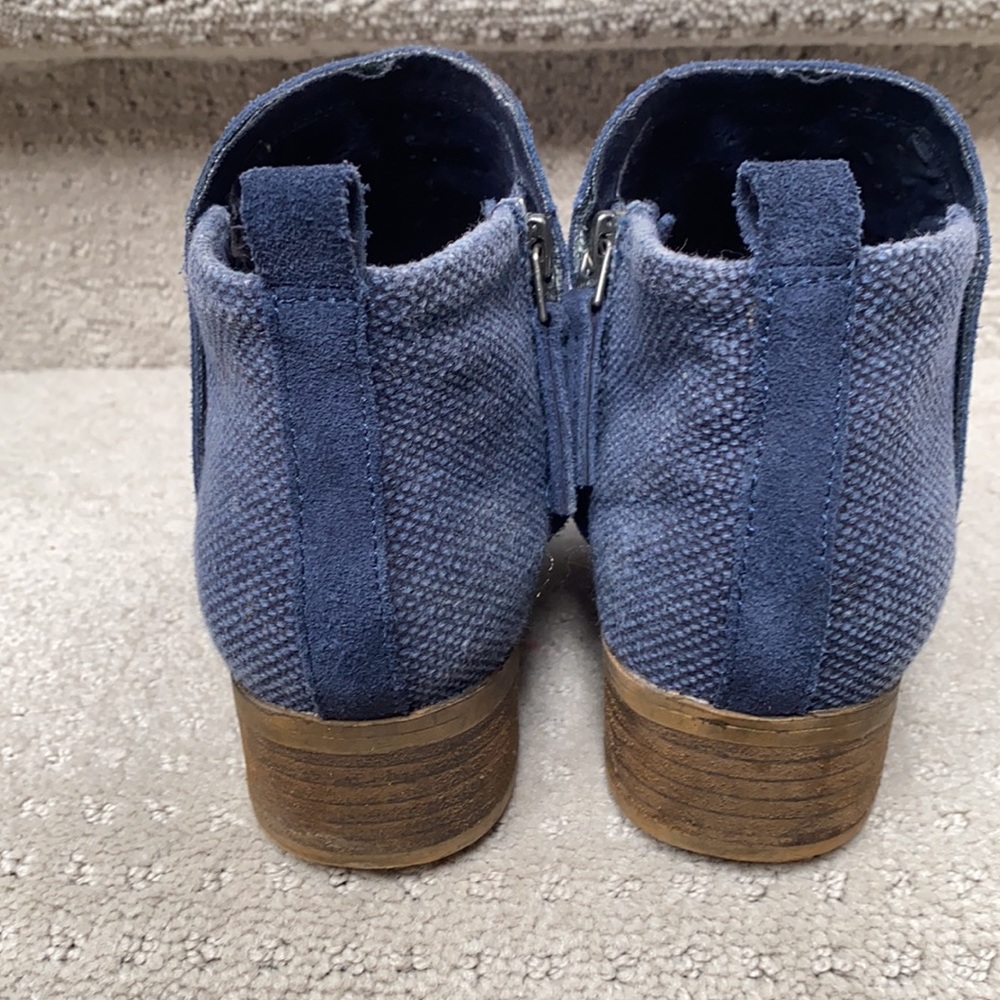 Toms Navy Ankle Boots Sz 6.5 EUC - Picture 5 of 5